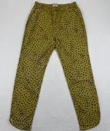 Marine Layer Allison Pant Small Cheetah Print Ochre READ