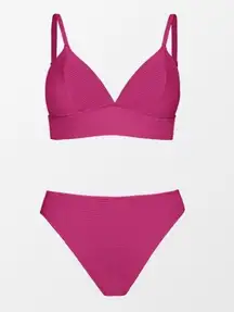 Cupshe - Solid color Triangle 2 Pc. Bikini Set -- NWT -- Small