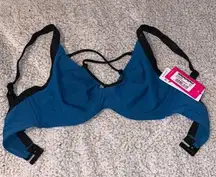 Curvy Kate Blue and Black Swimsuit Top