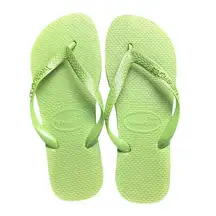 HAVAIANAS Lime Green Classic Flip Flops Size 6