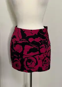 Floral Mini Skirt Sz S