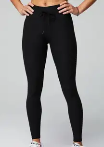 Fabletics Oasis Rib High-waisted Leggings In Black