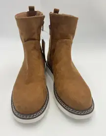 Brand New Universal Thread Faux Suede Chestnut Color Boots‎ Size 10 For Women