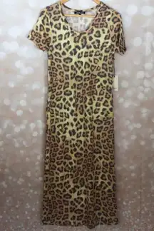 Cheetah Capella Maxi Dress NWT