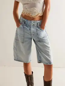 FREE PEOPLE NEW Extreme Measures Barrel Shorts 25