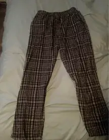 Men size small plaid pj pants 