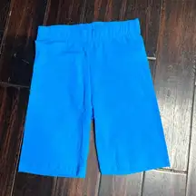 Elastic waist biker shorts cotton spandex yoga athletic gym fashion Pilates