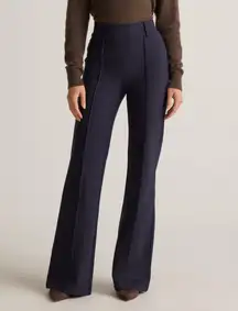 Quince Ultra-Stretch Ponte Flare Pants