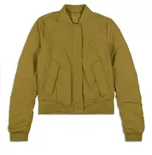 Lululemon Warm Two Ways Bomber Jacket - Green