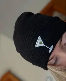 Martini Custom Embroidered Winter Hat