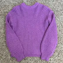 Purple Knitted Sweater Size XS!