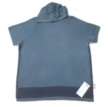 NWT Lululemon Opened Up Poncho in Iron Blue True Navy Knit Sweater M/L $148