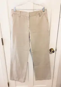 Audra light khaki work dress pants