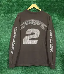 Cactus Jack Tapes Records Jackboys 2 Hip-Hop LS Shirt Size Medium