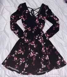 Floral Long Sleeve Dress