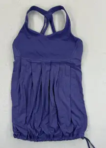 Lululemon Purple Workout Tank Top Adjustable Drawstring Women's‎ Size 6