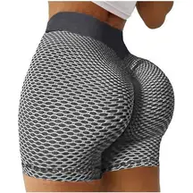 Women Workout Gym Shorts Scrunch Ruched Butt Lifting Sexy Booty Shorts High Wais