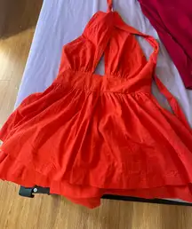 Idem Ditto Romper Denim Red/Orange