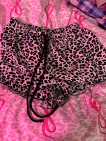leopard shorts