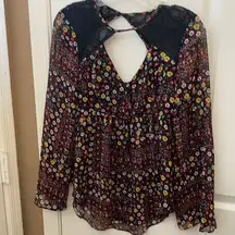 BCBGeneration Ladies  babydoll style boho top 0