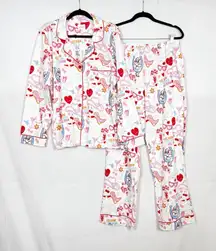BedHead PJs X Anthropologie Giddy Up Pajama Set Cowgirl Western Novelty Print