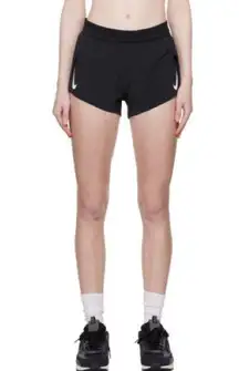 Nike Aeroswift running shorts low rise black size XXL 34 waist