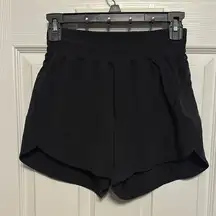 Lululemon Athletica Black High-Waisted Athletic Shorts