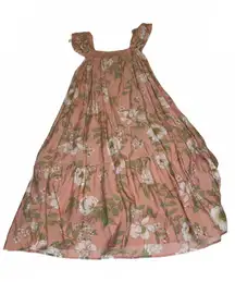 Floral Flutter-Sleeve Maxi Dress Your Summer BFF