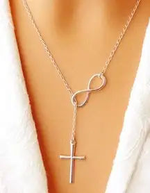 Cross Infinity Necklace