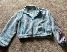 Vans Sherpa Quarter Zip Fleece Pullover SIZE M