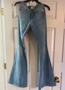 Low Rise Flare Jeans