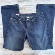 VTG Y2K Abercrombie & Fitch Jeans Sz 6R Blue Med Wash Flare Bootcut Skater Faded