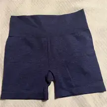 ZYIA- Women's Navy Blue High-Waist Shorts