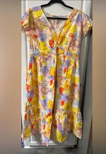 NEW! Isabel Maternity Women's Woven Maternity Dress Flutter Sleeve