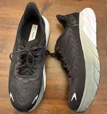 Hoka Arahi 7 Women’s 10 Shoes Sneakers Running Standard Width Black Gray White