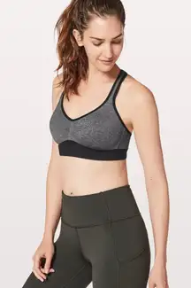 Lululemon‎ Speed Up High Support Sports Bra 4 Grey