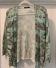 Nic + Zoe lightweight open style cardigan shrug Size Large