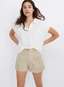 Madewell NWT  Pleated Shorts in Brushing Up Size 4