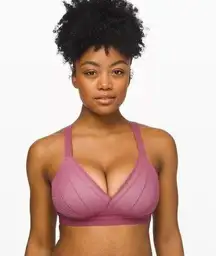 Lululemon Awake to Lace Bra in Plumful Smoky Blush 34C