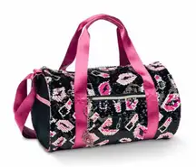 Danz N Motion Lips X Lipstick Sequins Rollbag Black & Pink