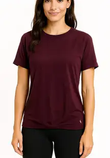 JoyLab Size Medium Purple Athletic Tie-Back T-Shirt