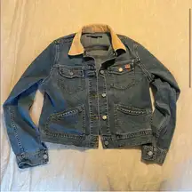 Ralph Lauren Blue Jean Jacket with Flag Patch