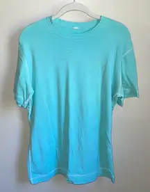 light blue short sleeve t-shirt