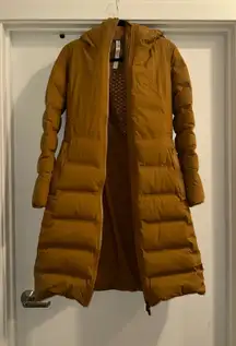 Lululemon Camel Long Puffy Jacket / Winter Coat 