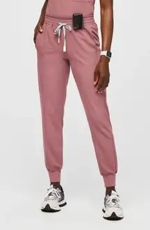 Figs Mari Skinny Jogger Scrub Pants XS Mineral Mauve