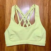 Lululemon Free To Be Serene Bra Light Support C/D Cup *Lemon Vibe