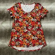 Lularoe Classic Tee Patrick & Poinsettias Size Sm