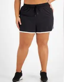 ID-Ideology Plus Size Running Shorts Black Size 1X, New w/Tag