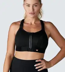 SHEFIT Women's Plus Size 3Luxe Black Ultimate High-Impact Sports Bra