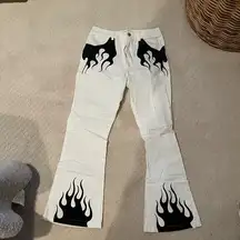 Flame pants size L but fits like xs/s